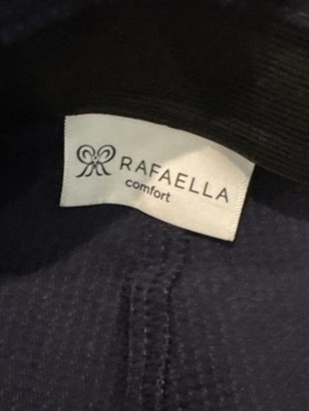 Rafaella Comfort Slim Ankle Pants Navy Size 10 Stretch Pull-On MSRP $59 - Picture 4 of 5